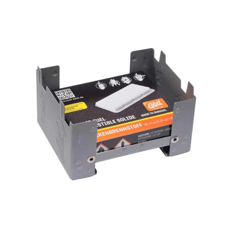 Brænder - Esbit Pocket Stove - Inkl. sprittabletter - Small