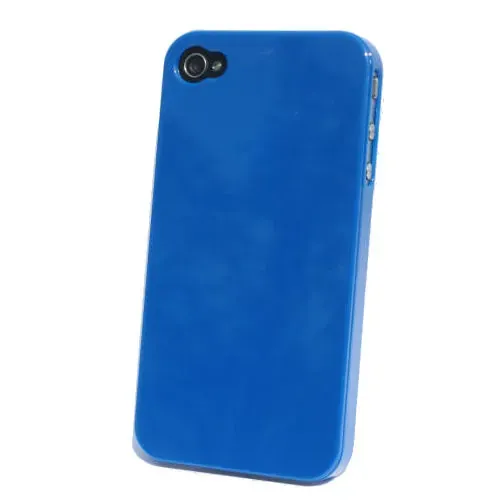 iPhone 4 & 4S cover i hård plastik. Blå.