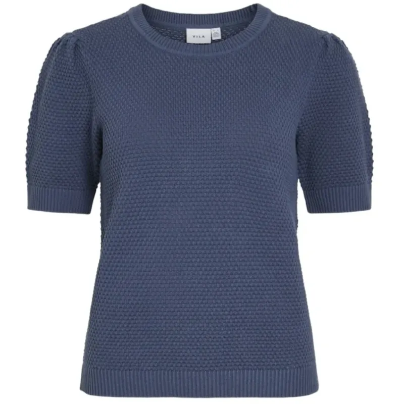 Vila dame top VIDALO - Vintage Indigo