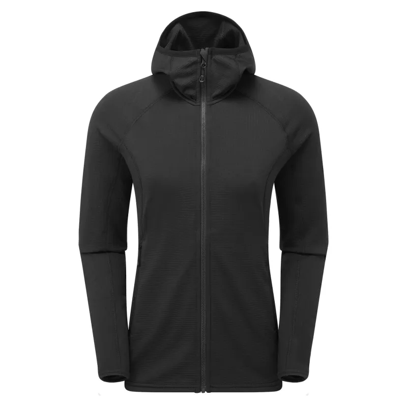 Montane F Protium Hoodie, fleece, dame, sort