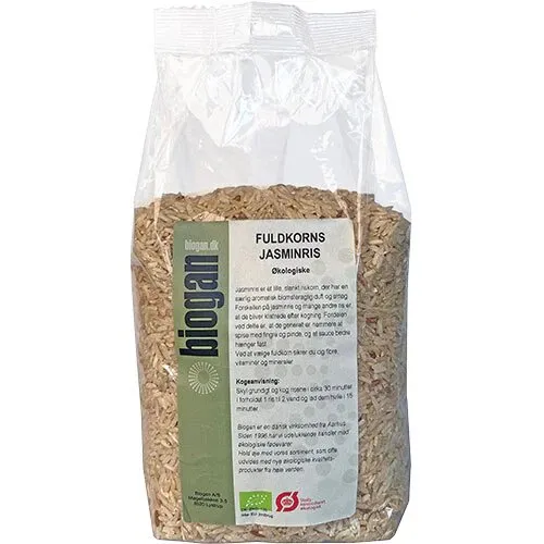 Jasminris fuldkorn Øko. - 1 kg.