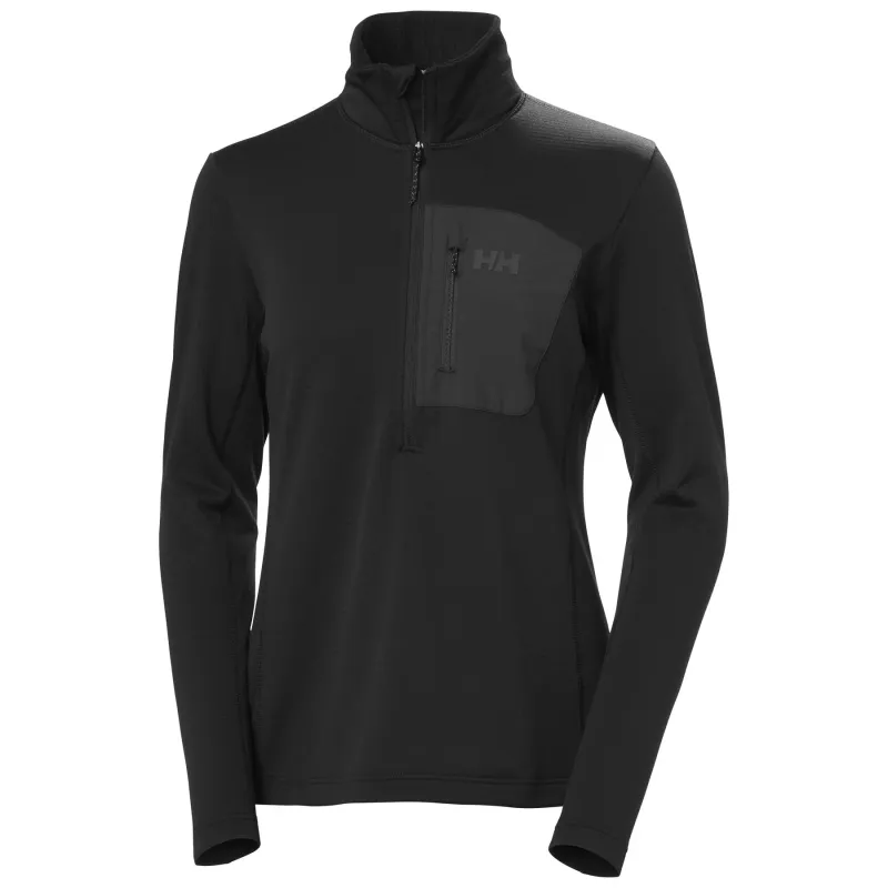 Helly Hansen Versalite 1/2 Zip, fleecetrøje, dame, sort