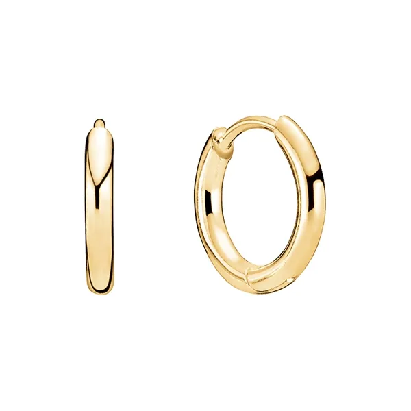 Creoler i 8 kt. Guld - 8 mm
