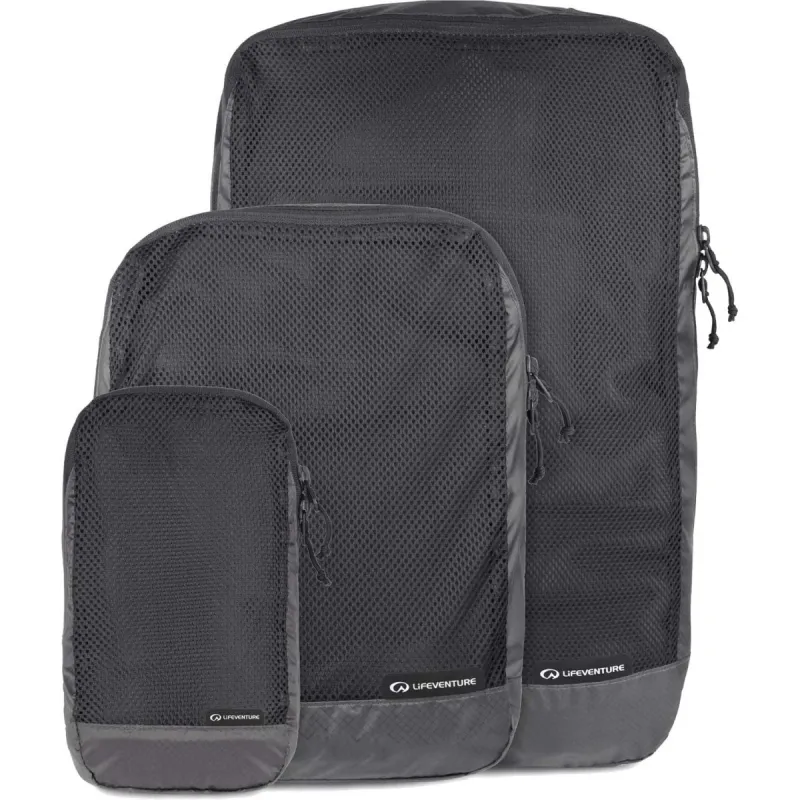 Lifeventure Ultralight Packing Cubes, 3-pak