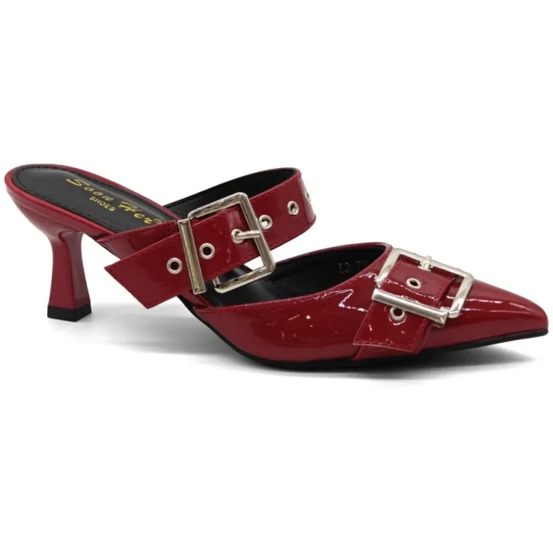 Randi dame stiletter L2-79 - Red