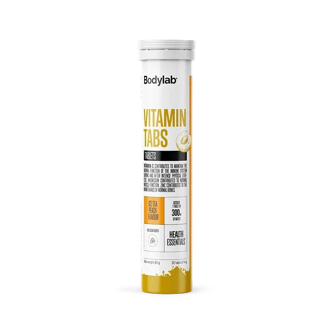 BODYLAB VITAMIN TABS (20STK) - ICE TEA PEACH (Nedsat)