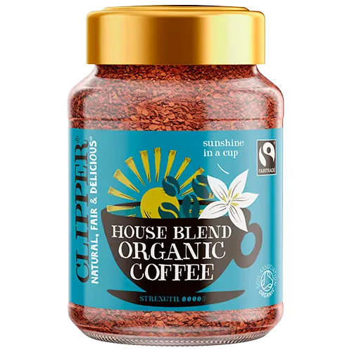 Clipper Instant Kaffe House Blend Fairtrade Ø (100 g)