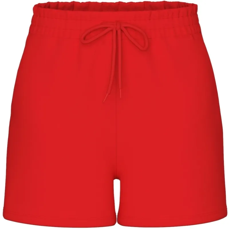 Pieces dame sweatshorts PCCHILLI SUMMER - Poppy Red