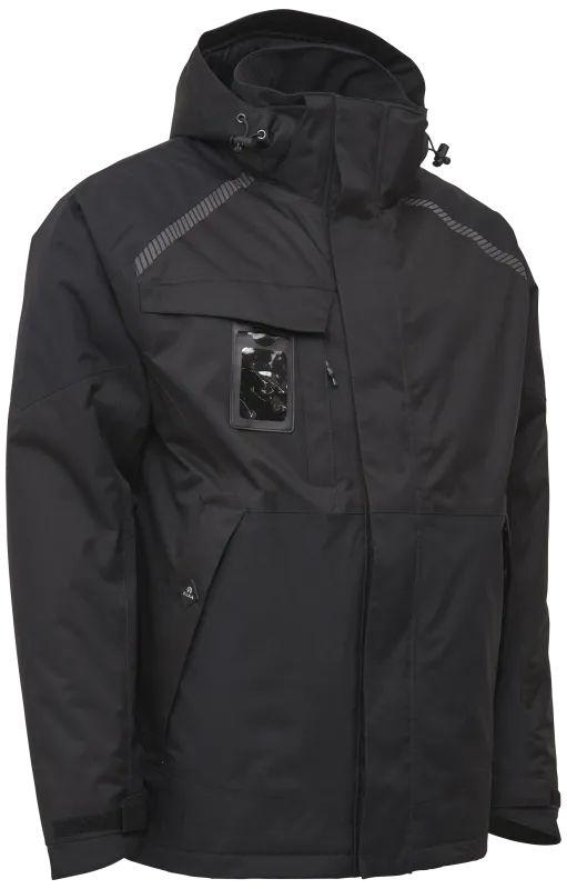 Vinter-arbejdsjakke stretch 186100 sort Str. 5XL