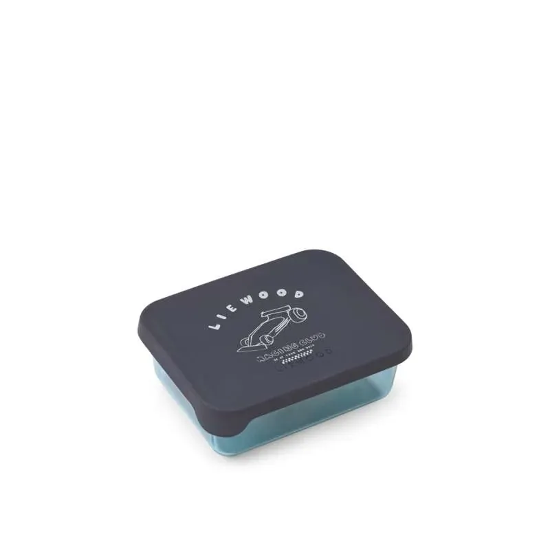 Liewood Ako Tritan Snackboks - Race Car/Classic Navy