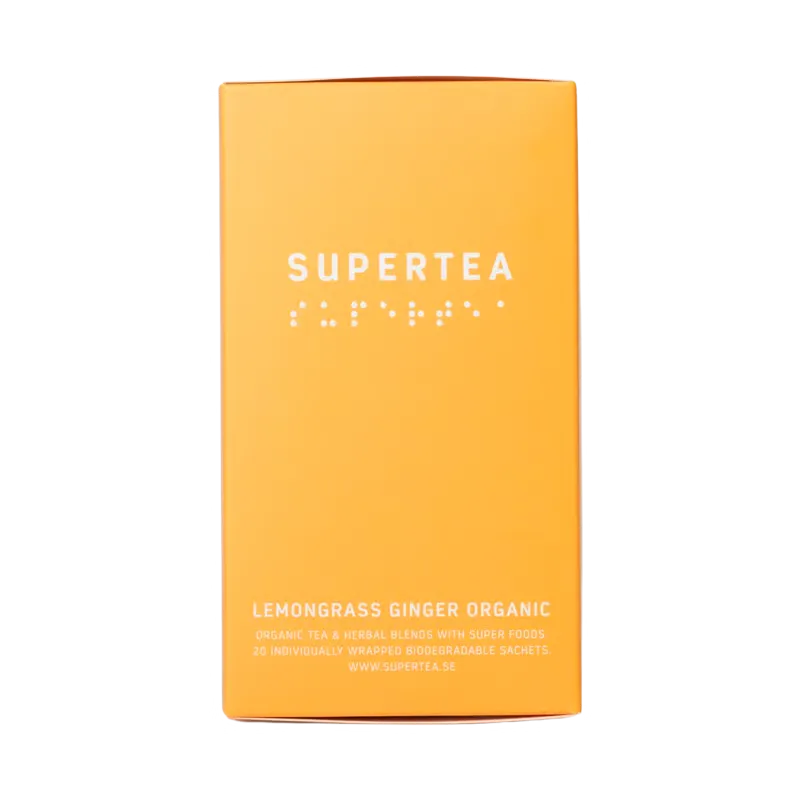 Teministeriet Supertea Lemongrass Ginger Organic (20 breve)