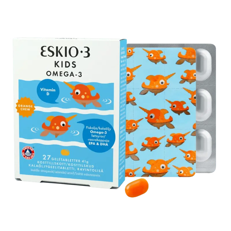 ESKIO-3 Kids Omega 3 Chewable (27 tabl)