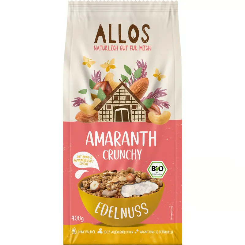 Allos Amarant Granola M. Nødder Ø (400 g)