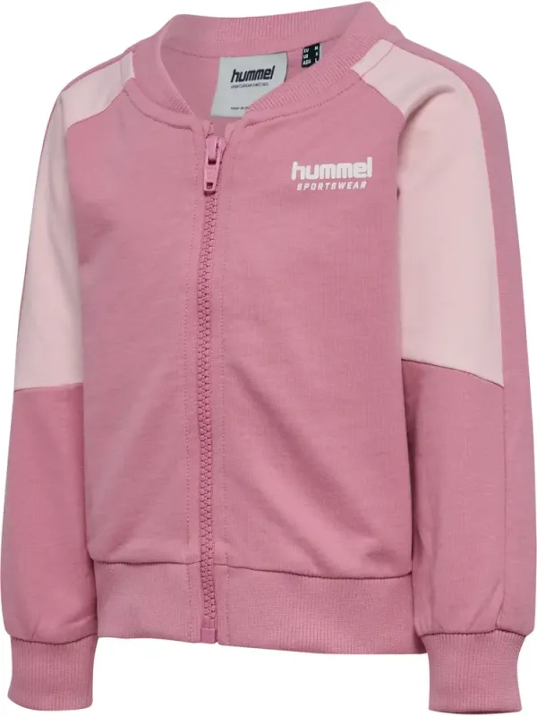 Loose Block Zip Trøje - Pale lilac - 86