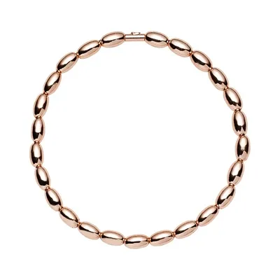 Armbånd i rosaforgyldt Sølv - 17 cm