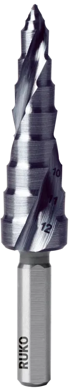Trinbor HSS-RUnaTec m/Flowstep spids Str. 0/9 ø5-12 mm