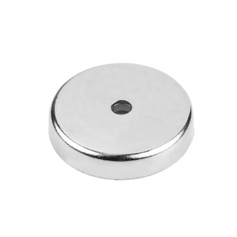 Ferrit pottemagnet Ø25 mm Ø5,5 mm hul (35N)