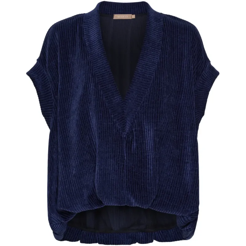 Marta du Chateau dame vest MdcIsla 55080 - BlueNavy1
