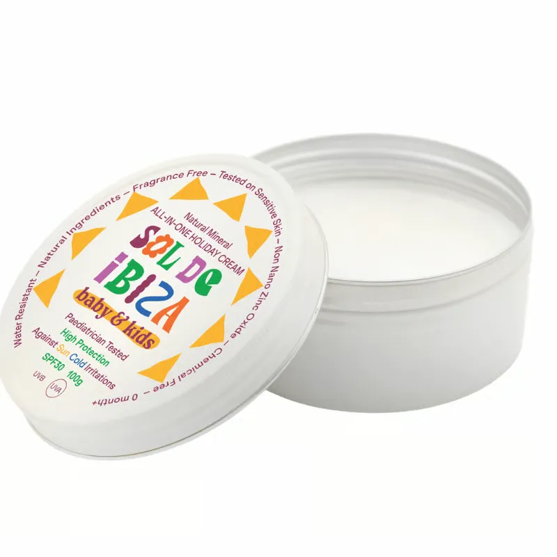 Sol De Ibiza Baby & Kids Organic Mineral All-In-One Sunscreen Cream SPF30 (30 g)