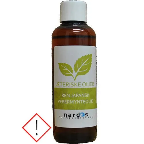 Ren japansk pebermynteolie - 100 ml.