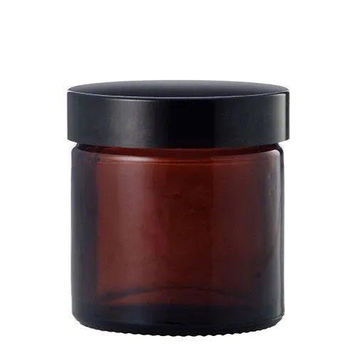 Brun glaskrukke 60 ml