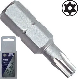 BATO 1/4" Bits TXT 7 x 25mm. 10 stk. pk.