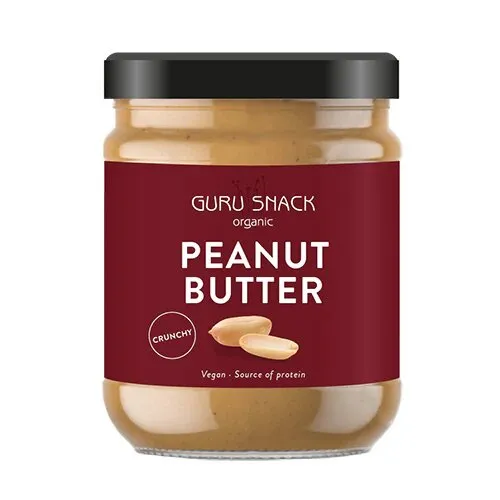 Peanutbutter Crunchy Ø Guru Snack - 250 g.
