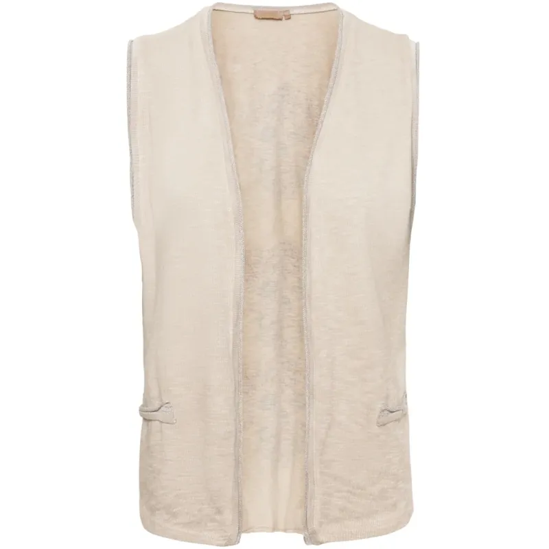 Marta du chateau dame vest 6309 - Beige1652