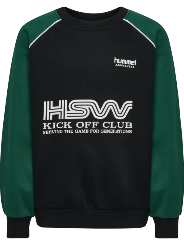 Oversized Crew HSW - Dark Green - 110/116
