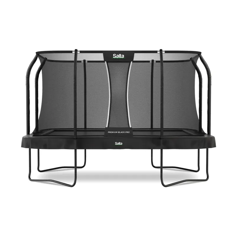 Salta - Premium Black Pro Trampolin 400x260cm Rektangulær