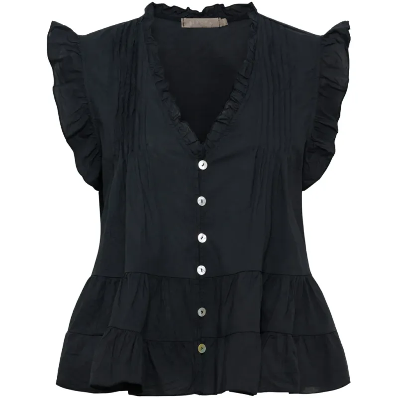 Marta du Chateau dame top MdcEmira TC68181 - Black