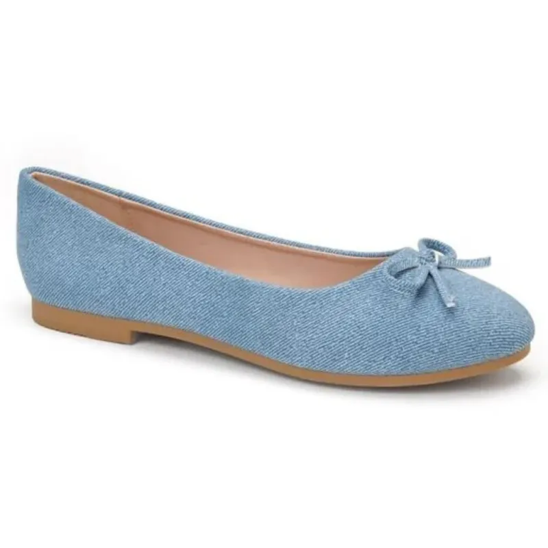 Erika dame ballerinasko 8188 - Blue