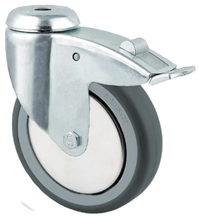 Drejehjul m/brem.2477 PJH 075P30-11