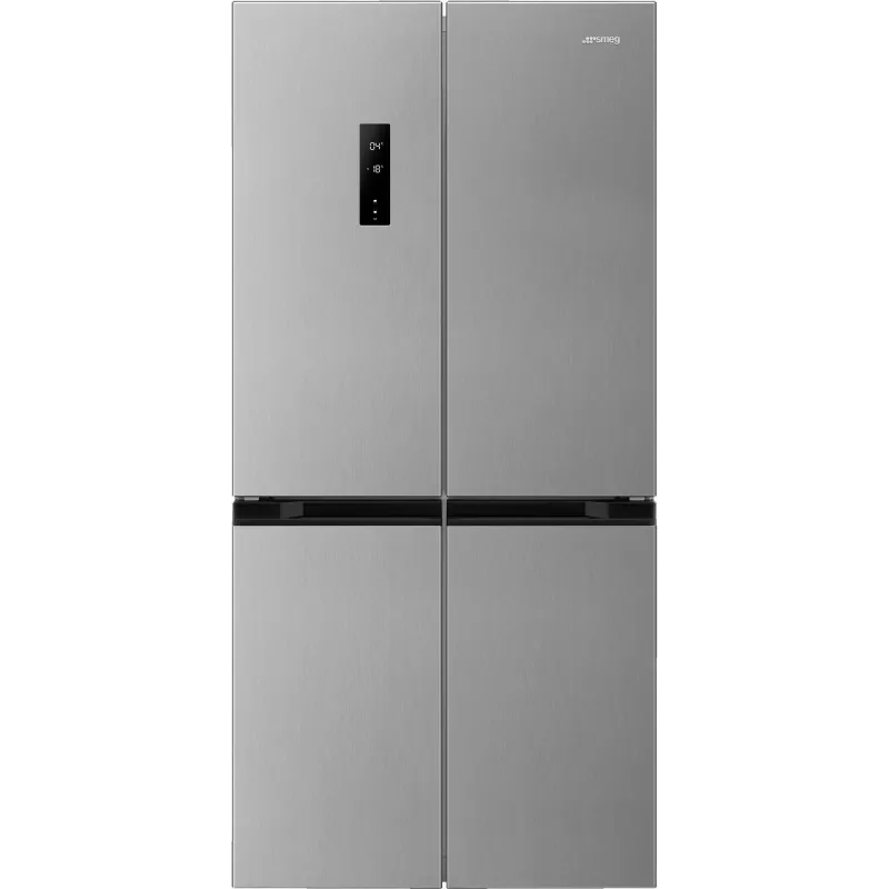 Smeg FQI48KD French Door køleskab, sølv