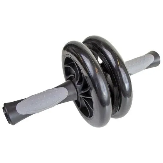Mavehjul med 2 hjul (Sort)