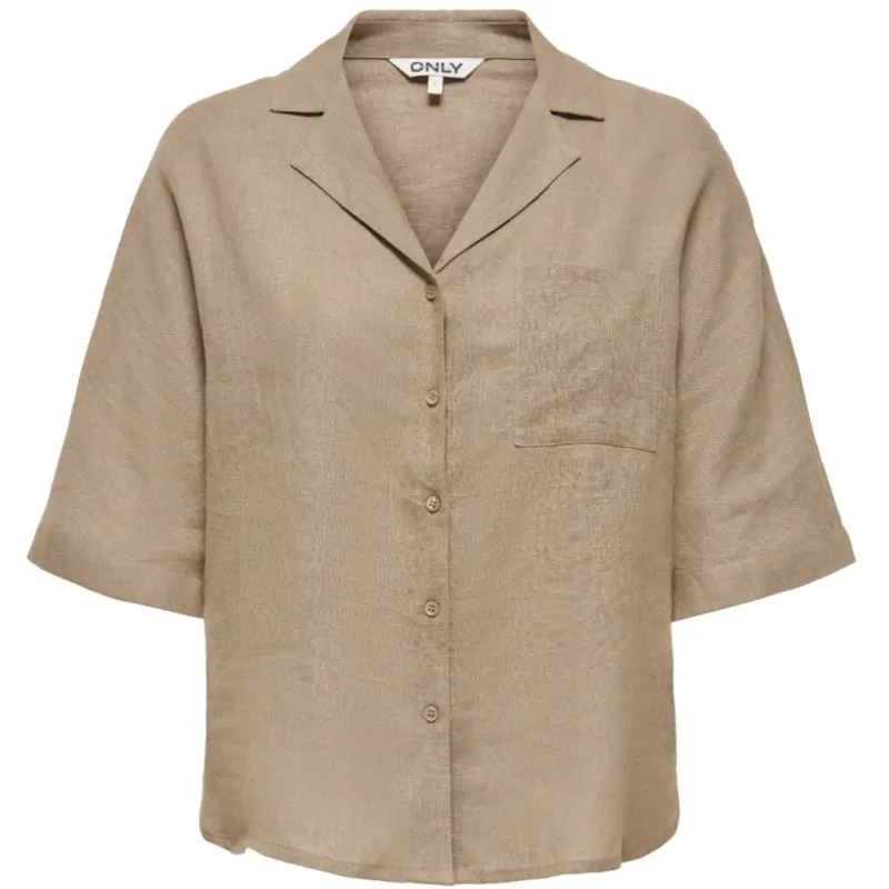 ONLY dame bluse ONLTOKYO - Brindle