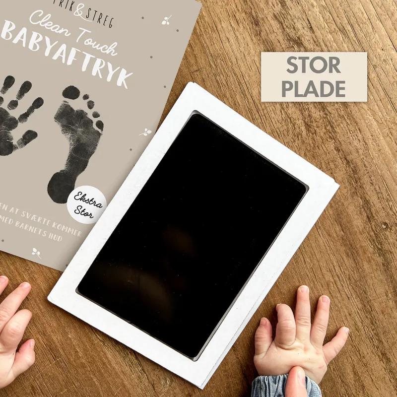 Clean Touch Babyaftryk | Stor plade