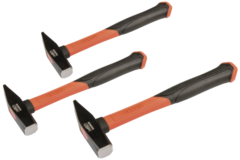Hammer m/glasfiberskaft 300-500-1000g, sæt 3stk