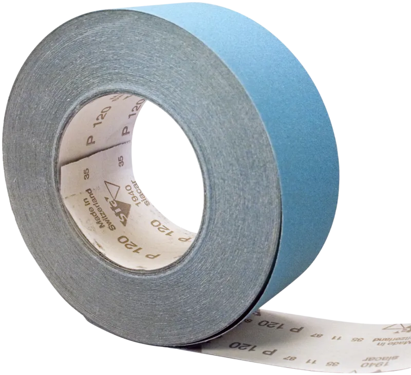 Slibepapir rulle 1940 Siacar 115mm×50mtr K180