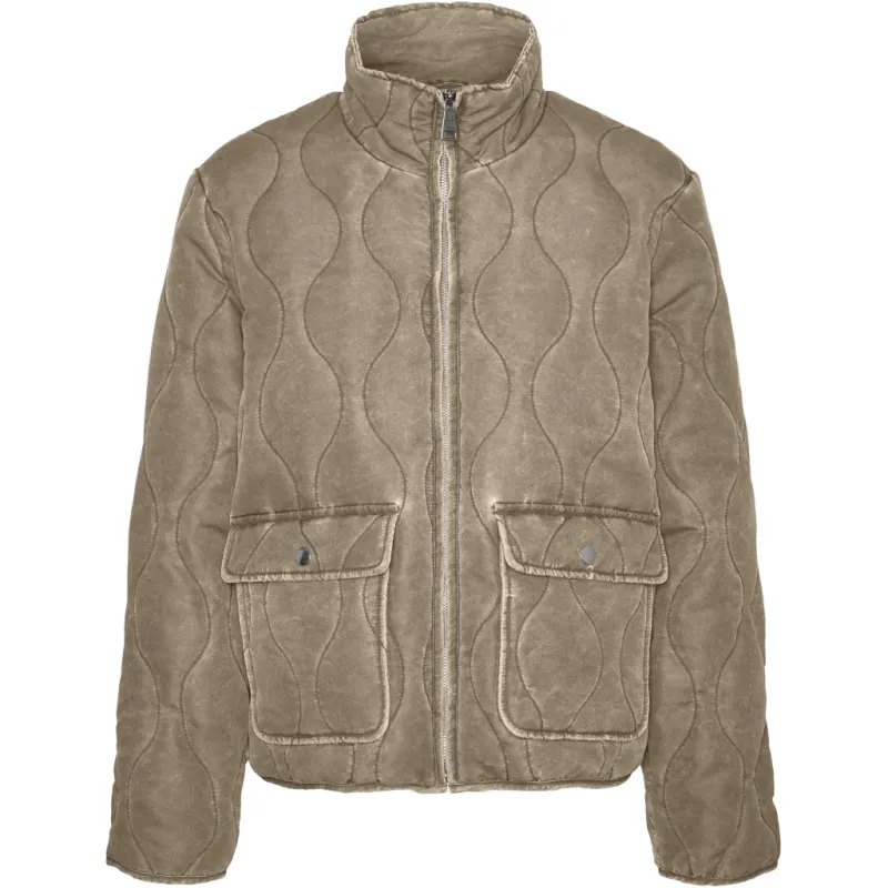VERO MODA dame jakke VMLEA - Silver Mink