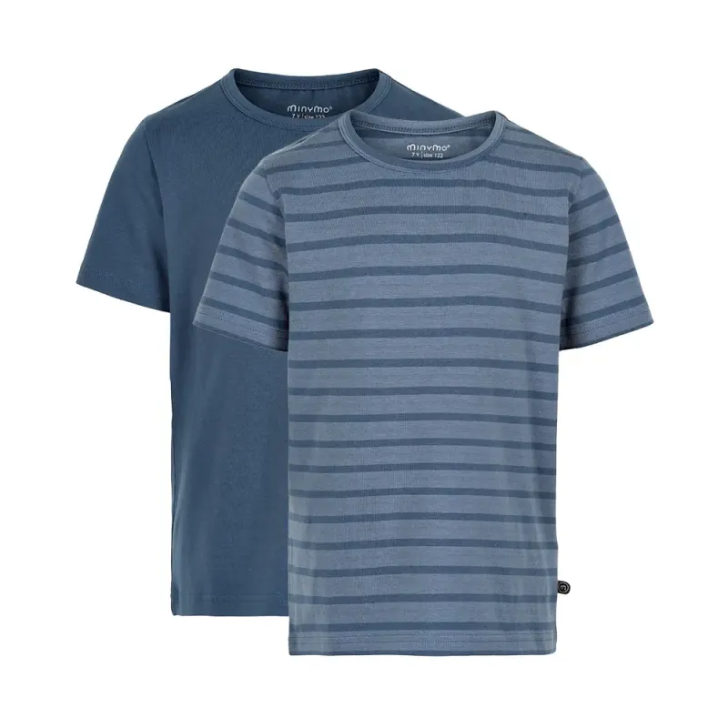 Basis T-shirt (2-pak) - 713 - 134