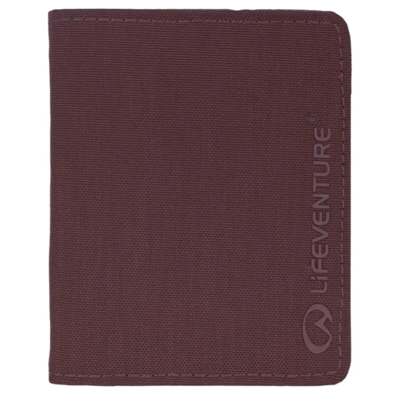 Lifeventure RFID Wallet, blommerød