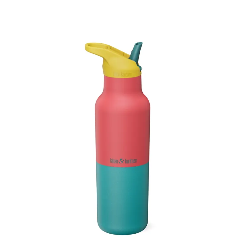 Klean kanteen Rise Vacuum Classic termoflaske 473 ml, cayenne kaleidoscope