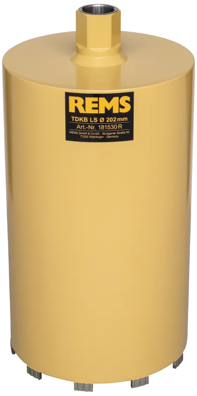 REMS diamant-tørborekrone TDKB LS ø182×320mm