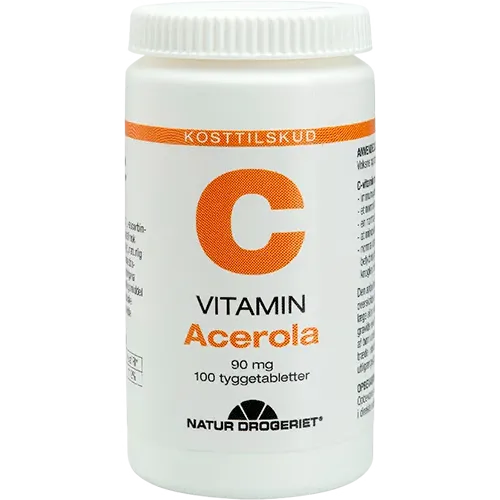 Natur Drogeriet C-Vitamin Acerola 90 mg (100 tabl)