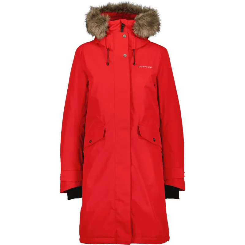 Didriksons Erika, parka, dame, pomme red