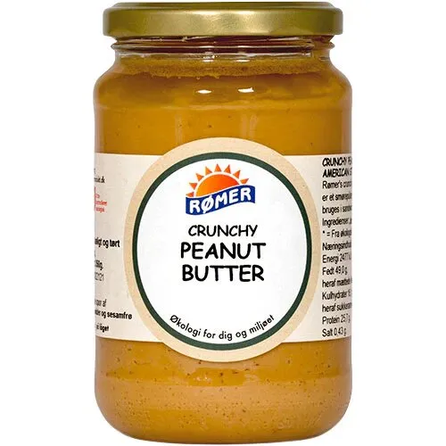 Peanut Butter Crunchy Øko. - 350 gram