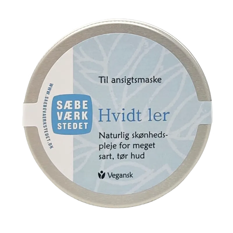 Sæbeværkstedet Ler Til Ansigtsmaske Hvidt (50 gr)