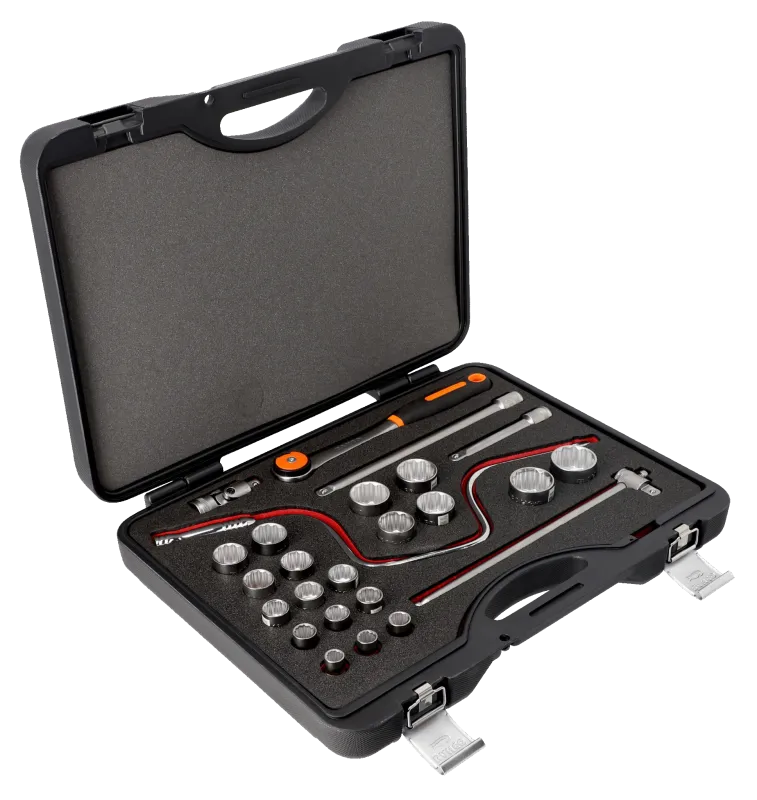 Topnøglesæt mm 1/2" firk. 7819DRN