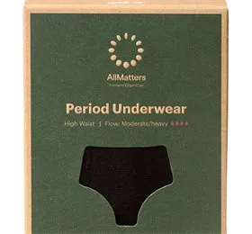 AllMatters Menstruationstrusse High Waist Underwear Moderate/heavy XXL